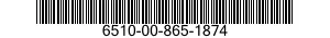 6510-00-865-1874  6510008651874 008651874