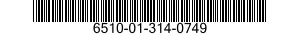 6510-01-314-0749  6510013140749 013140749
