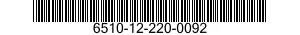 6510-12-220-0092  6510122200092 122200092