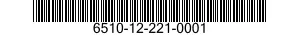 6510-12-221-0001 COMPRESS,SURGICAL,REGULAR 6510122210001 122210001