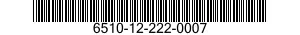 6510-12-222-0007  6510122220007 122220007