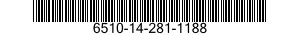 6510-14-281-1188  6510142811188 142811188