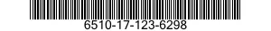 6510-17-123-6298 COMPRESS,GAUZE 6510171236298 171236298