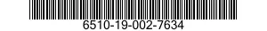 6510-19-002-7634 COMPRESS,GAUZE 6510190027634 190027634