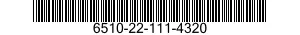 6510-22-111-4320 ADHESIVE TAPE,SURGICAL 6510221114320 221114320