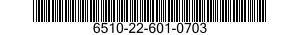 6510-22-601-0703 ADHESIVE TAPE,SURGICAL 6510226010703 226010703