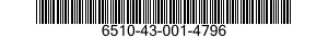 6510-43-001-4796 BANDAGE,ELASTIC 6510430014796 430014796