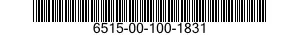 6515-00-100-1831  6515001001831 001001831