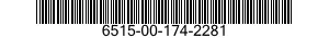 6515-00-174-2281 CATHETER AND NEEDLE UNIT,INTRAVENOUS 6515001742281 001742281