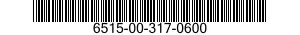 6515-00-317-0600  6515003170600 003170600