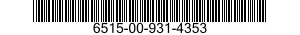 6515-00-931-4353  6515009314353 009314353