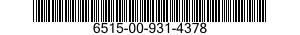 6515-00-931-4378  6515009314378 009314378