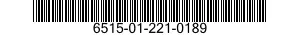 6515-01-221-0189  6515012210189 012210189