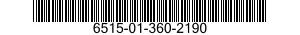 6515-01-360-2190 SENSOR,PULSE MONITORING,OXIMETER 6515013602190 013602190