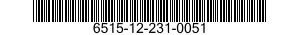 6515-12-231-0051  6515122310051 122310051