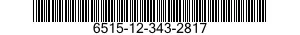 6515-12-343-2817 CLAMP,ARTERY 6515123432817 123432817