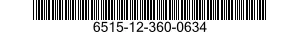 6515-12-360-0634 DRILL,WIRE,BONE 6515123600634 123600634