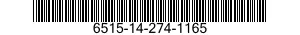 6515-14-274-1165  6515142741165 142741165