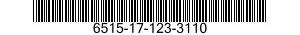 6515-17-123-3110 CUFF,SPHYGMOMANOMETER 6515171233110 171233110