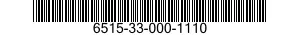 6515-33-000-1110 SUTURE,ABSORBABLE,SURGICAL 6515330001110 330001110