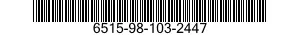 6515-98-103-2447  6515981032447 981032447
