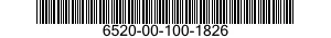 6520-00-100-1826  6520001001826 001001826