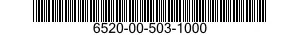 6520-00-503-1000 BRUSH,SCRATCH,DENTAL 6520005031000 005031000