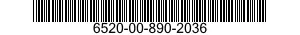 6520-00-890-2036  6520008902036 008902036