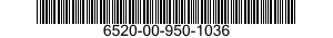 6520-00-950-1036  6520009501036 009501036