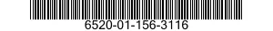 6520-01-156-3116  6520011563116 011563116