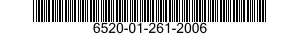 6520-01-261-2006  6520012612006 012612006