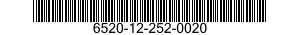 6520-12-252-0020  6520122520020 122520020