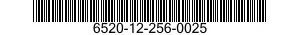 6520-12-256-0025  6520122560025 122560025