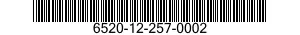 6520-12-257-0002  6520122570002 122570002