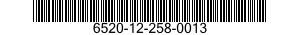 6520-12-258-0013  6520122580013 122580013