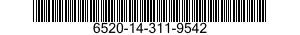 6520-14-311-9542  6520143119542 143119542