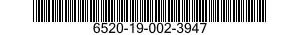 6520-19-002-3947 TOOTH SET,PROSTHETIC 6520190023947 190023947