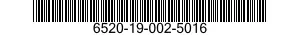 6520-19-002-5016 TOOTH SET,PROSTHETIC 6520190025016 190025016