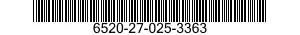 6520-27-025-3363 TOOTH SET,PROSTHETIC 6520270253363 270253363
