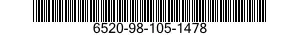 6520-98-105-1478  6520981051478 981051478