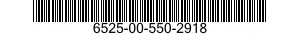 6525-00-550-2918  6525005502918 005502918