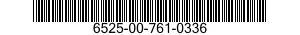 6525-00-761-0336  6525007610336 007610336