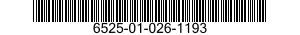 6525-01-026-1193  6525010261193 010261193