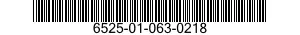 6525-01-063-0218  6525010630218 010630218