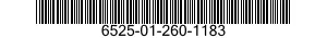 6525-01-260-1183  6525012601183 012601183