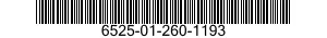 6525-01-260-1193  6525012601193 012601193