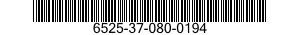 6525-37-080-0194  6525370800194 370800194