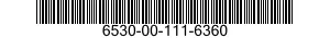6530-00-111-6360  6530001116360 001116360