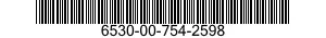 6530-00-754-2598  6530007542598 007542598