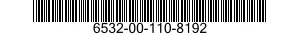 6532-00-110-8192  6532001108192 001108192